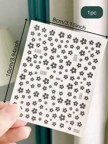 1pc Fall Winter Christmas Black Nail Art Decoration Nail Accessories Exquisite And Beautiful Versatile Gentle And Elegant Spring Limited Edition Nail Salon Style - Multicolor - View 3