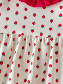 Set de 2 piezas de pelele y gorro de manga larga para bebé niña, ropa casual y linda para recién nacidos, para primavera y otoño - Albaricoque - Ver 6