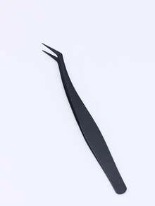 Multi Colored Minimalist Eyelash Tweezers With Curved Design, Finely Crafted To Easily Meet Various Needs. Equipped With A Protective Cover To Avoid Injuring Hands. Thick Material, High Hardness, Good Elasticity, And Durability - Multicolor - View 6