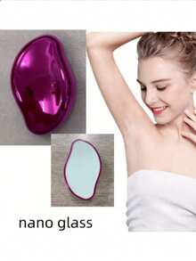 脱毛器，男女皆宜 - 无痛去角质设备，可重复使用且防水，有蓝色、金色和银色可选，专为背部、手臂等部位打造光滑肌肤而设计。| 剃毛 - 安全升级的脱毛产品。可作为母亲节礼物赠送。 - 彩色 - 查看 3