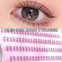 LIMEIKAI 120 sợi mi giả tự dính nhỏ hình ngọn lửa cho mi dưới và 80 sợi mi giả không cần keo hình nàng tiên cho mi dưới, dài 5mm. Không gây kích ứng, dễ sử dụng. - Xem 6