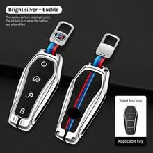 Ốp chìa khóa xe hơi hợp kim kẽm, phù hợp với các dòng xe BYD Song Plus, Atto, EV, Tang DM, Qin, Seal và Dolphin. - BYD - Xem 16