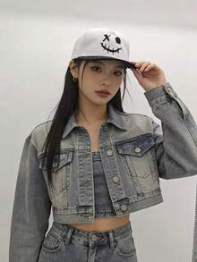 Mũ lưỡi trai biểu cảm quỷ dữ mùa xuân hè mới - Mũ chống nắng đơn giản, phong cách đường phố, hip-hop, kiểu mũ bowler cho nam và nữ. - A - Xem 6