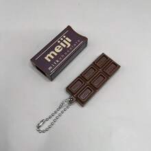 1pc Meiji Chocolate Realistic Chocolate Toy, 3D Stress Relief Small Pendant, 2026 New High-Quality Snap Toy - Gift For Friends, Holiday, Birthday, Collection, Present - Multicolor - View 12