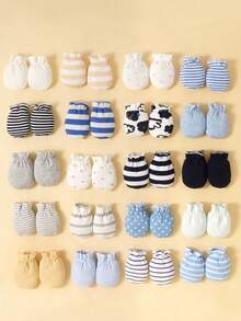 6 pares de guantes de color al azar para bebés niño - Multicolor - Ver 7