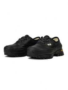 Vans男鞋女鞋Authentic Vibram DX厚底增高鞋德比鞋低筒休閒鞋情侶鞋VN0A5JLWBKA - 黑色 - 查看 5