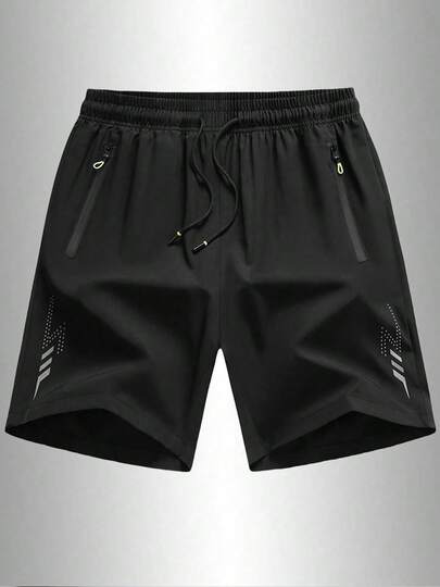 男士高性能运动短裤 - 弹性轻便，适合锻炼和训练