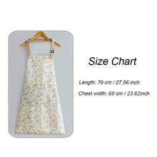 1 pieza Delantal floral lindo y de moda para cocinar en casa - Multicolor - Ver 4