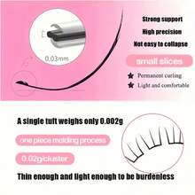 LIMEIKAI 60 Clusters False Eyelashes - Natural Soft Fluffy Look, Lightweight Everyday & Party Lashes, Easy Application, Beginner Friendly Lashes, Cat Paw Design Lashes, Comfortable Lash Clusters - View 11