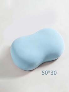 Almohada de Espuma de Memoria, Almohada cervical ergonómica, color azul, Memory Foam Fibra de Poliéster Transpirabilidad Ligera y PortátilForma de NubeViscoelasticity, Hipoalergenica, Día de las Madres, Día del Niño, Vacaciones Semana Santa. - Azul - Ver 7