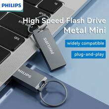 PHILIPS 飞利浦 USB 闪存盘，2.0 稳定传输 USB 闪存盘，采用挂环设计，简洁方便，不易丢失，适用于支持 USB 闪存盘的设备，例如电脑、音响等。 - 查看 5