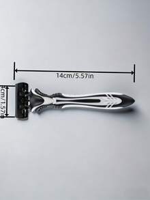 6-Layer Premium Men's Razor, Ergonomic Non-Slip Handle, Durable Stainless Steel Blades, Smooth Shave, Close Shave, 6/12/24/36 Replacement Blade Packs, Non-Irritating, Precise Shaving, Essential Beard Trimmer, Convenient Cleaning - 2 Handles + 36 Blades - View 9