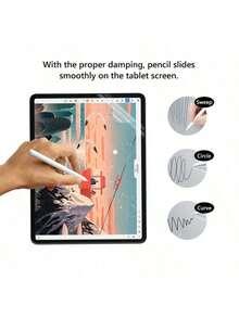 XINHONGYU 适用于 iPad 第 11 代 A16（2025 年款）/ 第 10 代 10.9 英寸（2022 年款）的纸质触感屏幕保护膜，高灵敏度软膜，防眩光，兼容 iPad Air 和 iPad mini 系列，日常、办公和居家使用必备屏幕保护膜，防水、防震、防摔、防刮擦 - 3件 - 查看 5