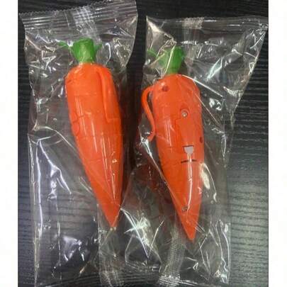 Máy ghi âm 60 giây kèm chức năng phát lại và bút ghi âm - Thiết bị ghi âm hình củ cà rốt dễ thương, bút bi viết trơn tru - Món quà sáng tạo thú vị dành cho trẻ em, học sinh, giáo viên, chỉ cần nhấn để viết, và là công cụ ghi âm lý tưởng cho học sinh.