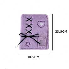 1本芭蕾舞风格丝带A5蝴蝶结活页笔记本，高品质迷你偶像相册，日记本，记事本，毛绒相册，追星族3英寸4格卡片相册，小马宝莉卡片夹 - 活頁本 - 查看 2