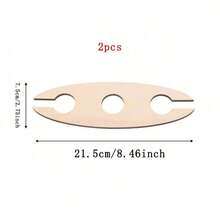 1件创意木质酒架，个性化木制工艺品，木质酒架，时尚酒架，适用于餐厅、酒吧、KTV，酒吧用品，婚礼宾客礼物，派对礼物 - 彩色 - 查看 17