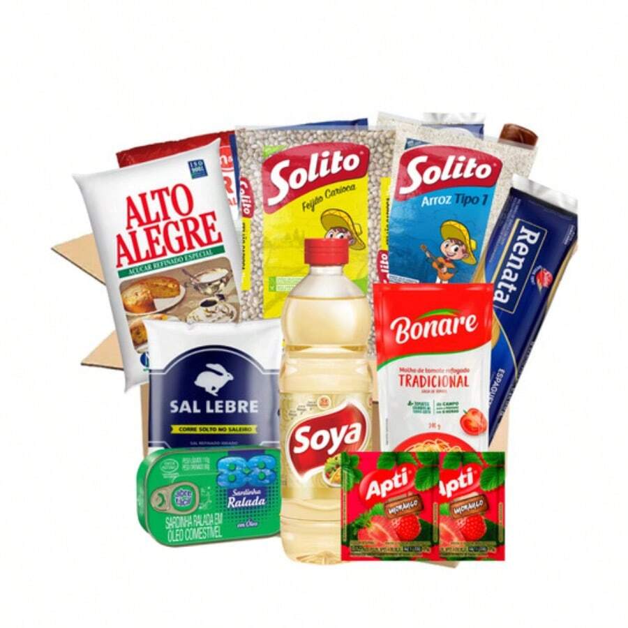 Complete Basic Food Basket (10 Items) - Donation - Immediate Shipping - one-size - View 1