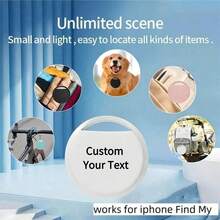 1pc Customizable GPS Smart Anti-Lost Tracker - Pet Locator, Smart Anti-Lost Device, Real-Time Tracking, No Installation Required, Suitable For Pets, Bags, Luggage, Bicycles, Cars, Compatible With IOS "Find My" App, Worry-Free Anti-Lost (IOS Only) - Multicolor - View 4