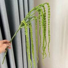 2/4pcs Artificial Weeping Willow Plant With Fake "Lover's Tears" Flowers And Branches, Hanging Green Plant,Suitable For DIY Bouquets, Weddings, Birthdays, Party Backdrops, And Home Decor,Living Room, Bedroom, Office Home Decoratio - Multicolor - View 10