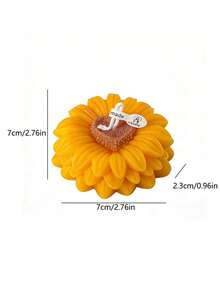 心形向日葵香氛蜡烛，浪漫花香芳香疗法蜡烛，天然大豆蜡，无烟持久留香，是家居装饰、情人节、母亲节和节日礼物的完美之选。 - A - 查看 10