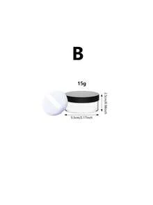 1pc/5pcs Reusable Empty Plastic Loose Powder Jar Cosmetic Powder Puff Case Sifter Cosmetic Containers Portable Loose Powder Case Cheap, Cheapgifts,Gifts, Women's Gifts - Multicolor - View 16