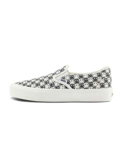 Giày Vans Authentic VR3 Smiley Face Checkerboard Print dành cho nam và nữ, chất liệu vải canvas, kiểu dáng thường ngày, mã sản phẩm VN0007NCKIG.