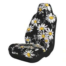 Retro Daisy Print Universal Car Seat Covers, Fashionable - Retro Daisy - View 11