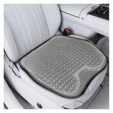Gel Car Seat Cushion Cooling Breathable Car Driving Seat Protector Cover Comfortable Anti-Slip Chair Cushion Pad Universal Automotive Interior Accories For Sedan Office Grey - 灰色 - 查看 7
