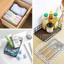 Hộp đựng đồ trang điểm vuông bằng sắt, dung tích lớn, đa chức năng, dùng để bàn làm việc, đựng dụng cụ nhà bếp, cấu trúc kim loại chắc chắn, dùng để đựng đồ dùng văn phòng phẩm và học tập, rất cần thiết cho mùa tựu trường, phù hợp cho nhà bếp, trường học, phòng ngủ, phòng khách, bàn trang điểm. - màu đen - Xem 5