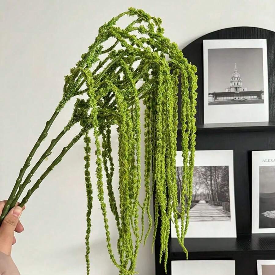 2/4pcs Artificial Weeping Willow Plant With Fake "Lover's Tears" Flowers And Branches, Hanging Green Plant,Suitable For DIY Bouquets, Weddings, Birthdays, Party Backdrops, And Home Decor,Living Room, Bedroom, Office Home Decoratio