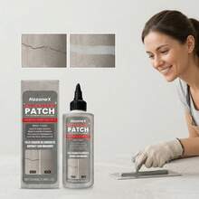 HozoneX Concrete Crack Repair Patch - Waterproof Asphalt & Masonry Crack Filler, Easy DIY No Mess Formula, Permanent Repair For Wall Driveway Sidewalk Garage Floor, Resists Grass & Water Intrusion, 100ML - Crack Repair Agent - View 1