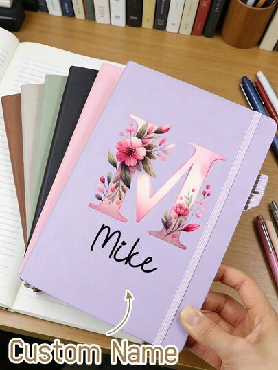 1pc Personalized Journal, Custom Notebook With Name, Customized Journaling Notebooks, Notebooks For Work, Small Notebook, Book Journal, Journals For Writing, Blank Notebook, Diary, Dotted Notebook, Journal For Men, Small Sketchbook, Paperage Notebook, Pocket Notebook, Note Book, Notepad, Daily Journal Multi-Functional, Waterproof,Festive Calendar