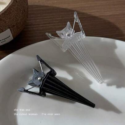 Kẹp tóc đỉnh đầu, kẹp định vị chân tóc tự nhiên, kẹp mái liền mạch, unisex.