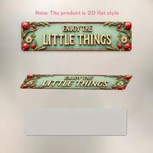 2D Flat - A Humorous Retro Sign Containing Ladybug, Leaf And Daisy Motifs, Made Of Metal Material, Suitable For Use In Bars, Living Rooms, Dining Rooms, Hotels, And Events Like Halloween And Christmas In 2025 - A - View 4