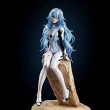 Rei Ayanami Sitting Pose MegaHouse MH Figure Model, Anime Beautiful Girl Collectible Toy Decoration - 跪姿綾波麗-袋裝 - 查看 3