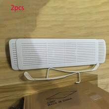 Tấm chắn gió điều hòa 1/2 chiếc, Tấm chắn gió gắn tường cho máy lạnh, Không cần khoan, Lắp đặt điều chỉnh được, Thích hợp cho nhà ở, phòng ngủ, ký túc xá, văn phòng, trang trí nhà bếp, đồ dùng gia đình, quà tặng Ngày của Mẹ, trang trí phòng ngủ, sân vườn, trang trí nhà bếp, mùa hè, bãi biển, đồ dùng du lịch, trang trí phòng, đồ chơi mềm, lễ tốt nghiệp. - trắng - Xem 9