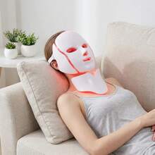 7-Color LED Beauty Mask For Women, USB Rechargeable With Touch S Creen, Portable Multi-Functional, Ideal Valentine's Day Gift For Girlfriend & Female Friends - Facial Skincare Tool - 查看 11