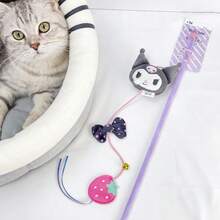 三丽鸥家族系列 Hello Kitty / My Melody / Kuromi 逗猫毛绒玩具铃铛互动猫咪解闷玩耍布艺材质（1 件） - 查看 12