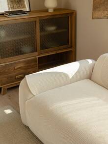 1 chiếc vỏ gối sofa dệt kim không đều, kiểu dáng tối giản cổ điển, bảo vệ sofa bốn mùa, chống trượt và chống bụi, đường viền cong mềm mại, chống nhăn, chất liệu mềm mại và mịn, bảo vệ sofa, có thể giặt máy, không biến dạng, chống phai màu, bền, chống lông thú cưng, chống bám bẩn, làm mới sofa, trang trí sofa, tăng thêm vẻ đẹp cho không gian, phù hợp với sofa 1-4 chỗ ngồi, sofa hình chữ L. - trắng - Xem 5