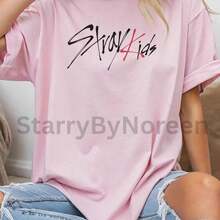Stray Kids Kpop Shirt: SKZ Logo Tee, Stay Fandom Merch, StrayKids Merch & Gifts, Felix - 黑色 - 查看 6