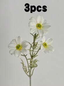 1/3/4/5/8支仿真波斯菊 - 波西米亚雏菊花束，四季皆宜的家居装饰，夏季婚礼和秋季感恩节餐桌摆饰，不褪色人造菊花，适用于餐桌/摄影派对套装 - 彩色 - 查看 13