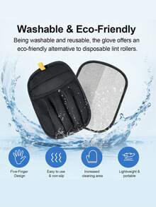 Bộ 2 găng tay loại bỏ lông rụng cho thú cưng, găng tay chải lông tĩnh điện 5 ngón được nâng cấp, có thể tái sử dụng cho mèo, chó, ghế sofa, đồ nội thất, thảm, ghế xe hơi, găng tay chăm sóc thú cưng. - Nhiều màu - Xem 4