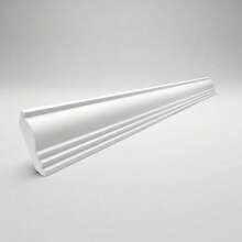 Styrofoam Molding With Premium Putty Finish, Model ZP10, 10 Cm Linear Meters With 4 Closed Corners - 12 Linear Meters - View 1