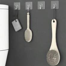 8kg(Max) Heavy Duty Self-Adhesive Wall Hooks, 10pcs Set, Suitable For Kitchen, Bathroom To Hang Kitchenware, Towels, Keys, Cups, Etc. - Multicolor - View 5