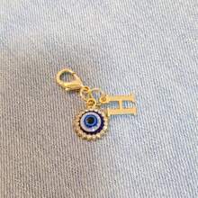 1pc A-Z Devil's Eye Metal Accessory, Keychain, Pendant, Gift - Devil's Eye Keychain - Multicolor - View 21