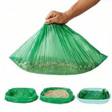 Túi đựng cát vệ sinh cho mèo 70cm*33cm, Túi lót khay vệ sinh cho mèo, Túi đựng rác thải dày dặn cho thú cưng, Túi đựng cát vệ sinh cỡ lớn, Khử mùi, Chống rò rỉ, Dày dặn, Túi đựng rác cho thú cưng dùng một lần, Không gây bẩn [Vật dụng cần thiết cho mùa hè] - Xem 4