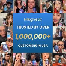 MEGNETA Liquid Magnesium Complex Supplements Featuring 22 Ingredients, Including Glycinate, Oxide, Malate, And Citrate Forms Of Magnesium, Along With Vitamins B6 And B12. This Fast-Acting Formula Supports Sleep, Relaxation, Calmness, Focus - Two bottle-More favorable - 查看 3
