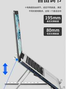 Foldable Laptop Riser Stand, Portable Laptop/Tablet Holder, Stable & Heat Dissipation - Multicolor - View 9