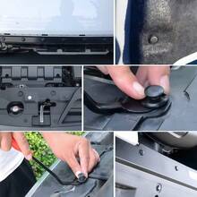 60PCS Car Clip Combination Set, Includes 6 Styles 10 Each, Universal Bumper Fender Trunk Door Panel, Car Repair Replacement Clip Accessories - 60 Car Clips - View 7