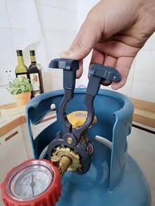1pc Adjustable Ratchet Mechanism 3-In-1 Valve Wrench And Bottle Opener - Featuring Bottle Opener, Gas Cylinder Valve Adjuster, Comfortable Grip Design, Elegant Tool Appearance, And Precise Ratchet Mechanism - One Size - View 4